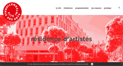 Desktop Screenshot of citedesartsparis.net