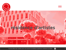 Tablet Screenshot of citedesartsparis.net